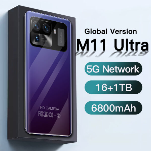 2023 M11 Ultra 7.3 Inch Smartphones 16GB 1TB 6800mAh 5G Unlocked Phone Mobile Phones Cell Phone Global Version
